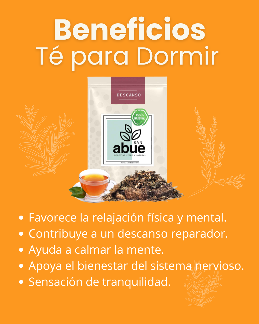 te de hierbas para descansar y dormir beneficios
